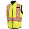 Pioneer Poly/Cotton Insulated Reversible Safety Vest | Yellow | S-5XL