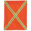 Pioneer Polyester Traffic Flag - Reflective Tape Both Sides - 25.6" X 19.7" Safety Supplies