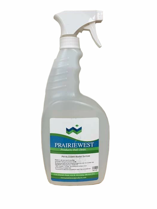 Cleanflow Alcosan Surface Sanitizer - 946 Ml Spray Bottle Cleaning Supplies