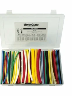 Quick Cable Single Wall Heat Shrink Tube Kit - Assorted Colors, 6" Long