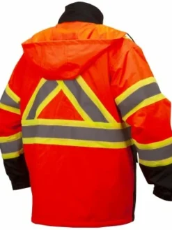 Pyramex Waterproof Hi Vis Parka | Sizes M - 5XL