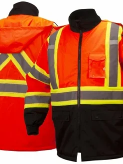 Pyramex Waterproof Hi Vis Parka | Sizes M - 5XL