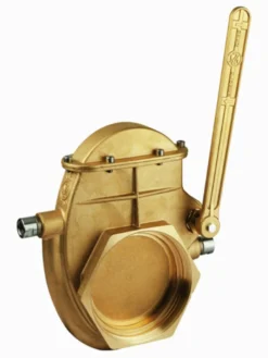 RIV Valves RIV Brass Quick Opening Lever Knife Gate Valve - With Heat Jacket Fittings And Valves