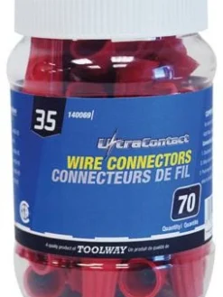 LightWay Electrical Twist-On Wire Connectors - Bulk Packaged - Various Sizes Electrical Supplies
