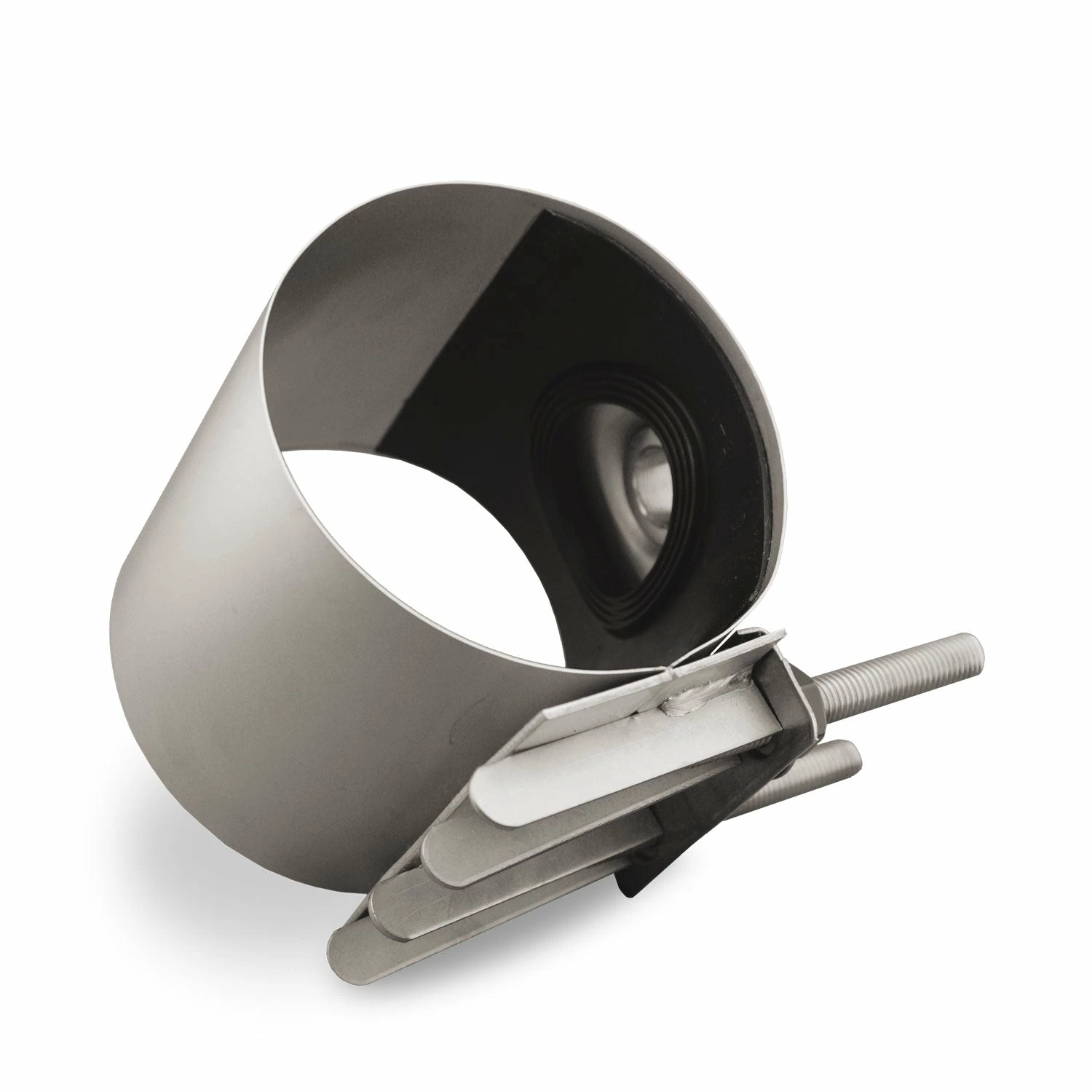 Waterworks Products Robar 2616 Stainless Single Section Tapped Service Saddles | IP Threaded Tap