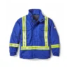 Rasco FR Hi-Vis Insulated Westex Ultrasoft Winter Bomber Jacket | Royal Blue | S-5XL Flame Resistant Work Wear