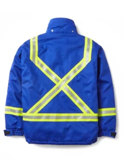 Rasco FR Hi-Vis Insulated Westex Ultrasoft Winter Bomber Jacket | Royal Blue | S-5XL Flame Resistant Work Wear