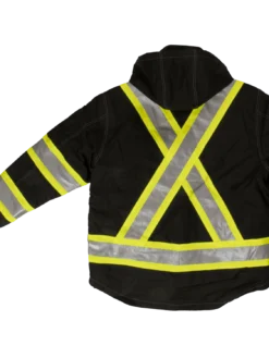 Hi-Vis Work Wear Tough Duck S187 Waterproof/Breathable Ripstop 4-In-1 Safety Jacket | XS-5XL