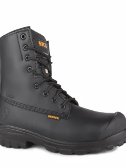 8 Inch Safety Boots STC Keep 8" Waterproof Chemtech Microfiber Vegan Safety Boots | Black | Sizes 5 - 14