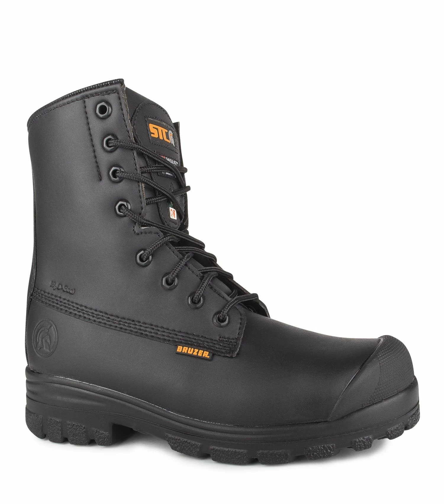 8 Inch Safety Boots STC Keep 8" Waterproof Chemtech Microfiber Vegan Safety Boots | Black | Sizes 5 - 14