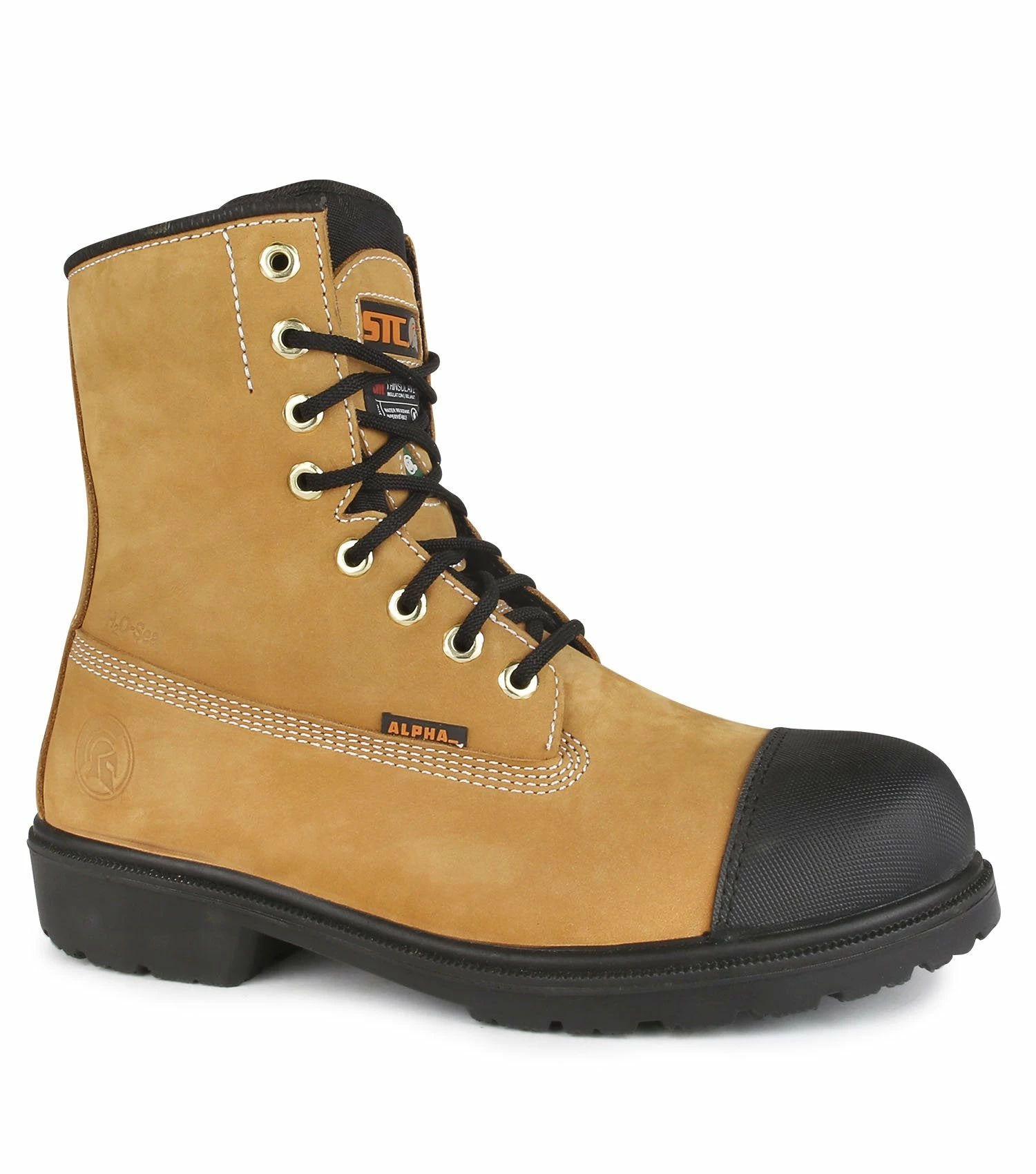 STC Hardcore 8" Norwegian Cut Safety Boots | Tan | Sizes 7 - 14 8 Inch Safety Boots