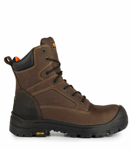 STC Morgan 8" Waterproof Leather Safety Boot With Vibram® GEN6 Sole | Sizes 5 - 14