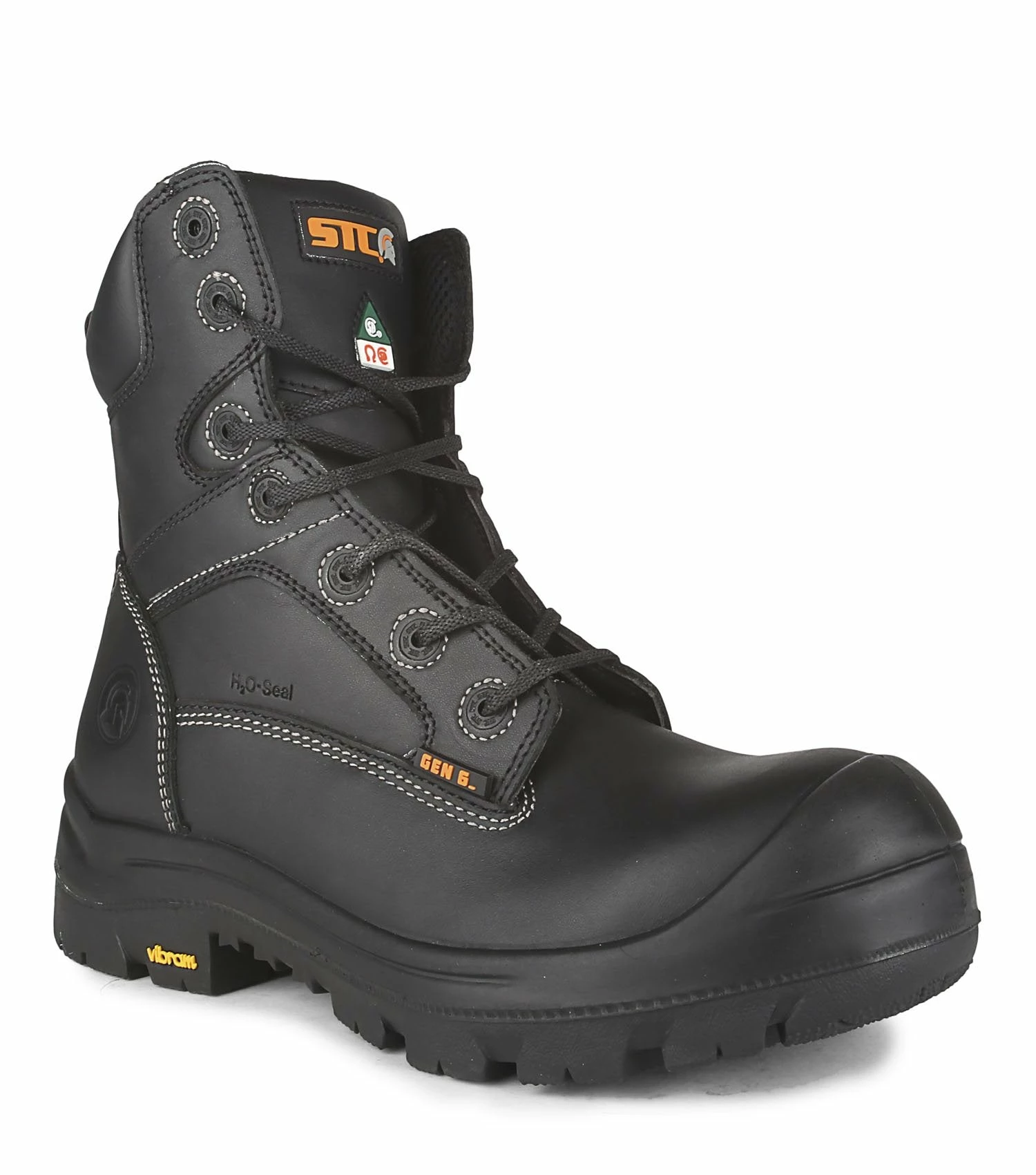 STC Morgan 8" Waterproof Leather Safety Boot With Vibram® GEN6 Sole | Sizes 5 - 14