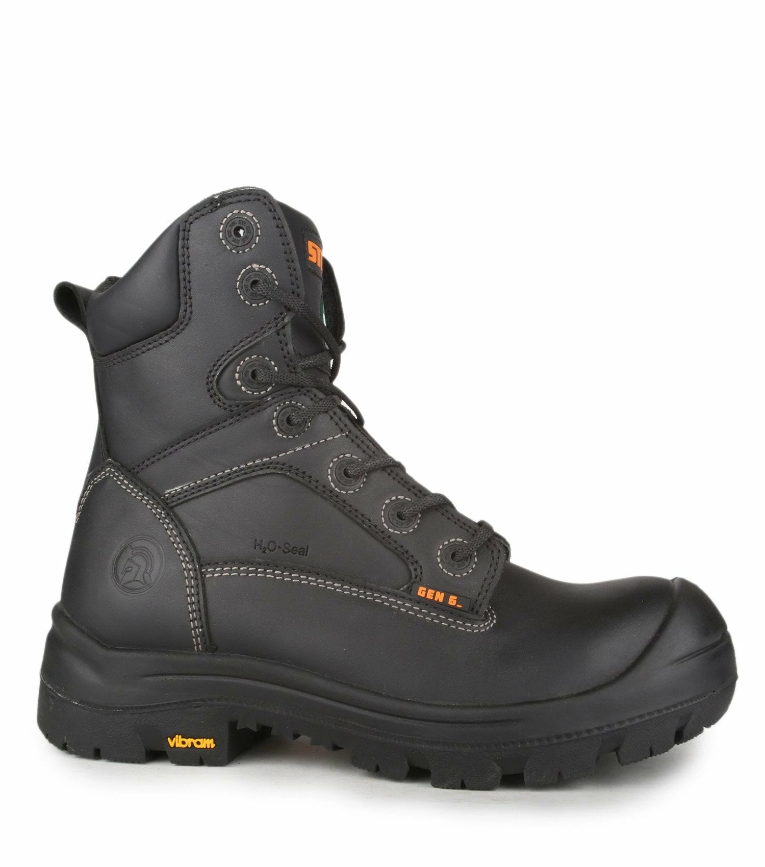 STC Morgan 8" Waterproof Leather Safety Boot With Vibram® GEN6 Sole | Sizes 5 - 14