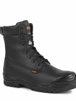 8 Inch Safety Boots STC Maska 8" Waterproof Chemtech Microfiber Vegan Safety Boot With Vibram® Fire & Ice Sole | Black | Sizes 6 - 14