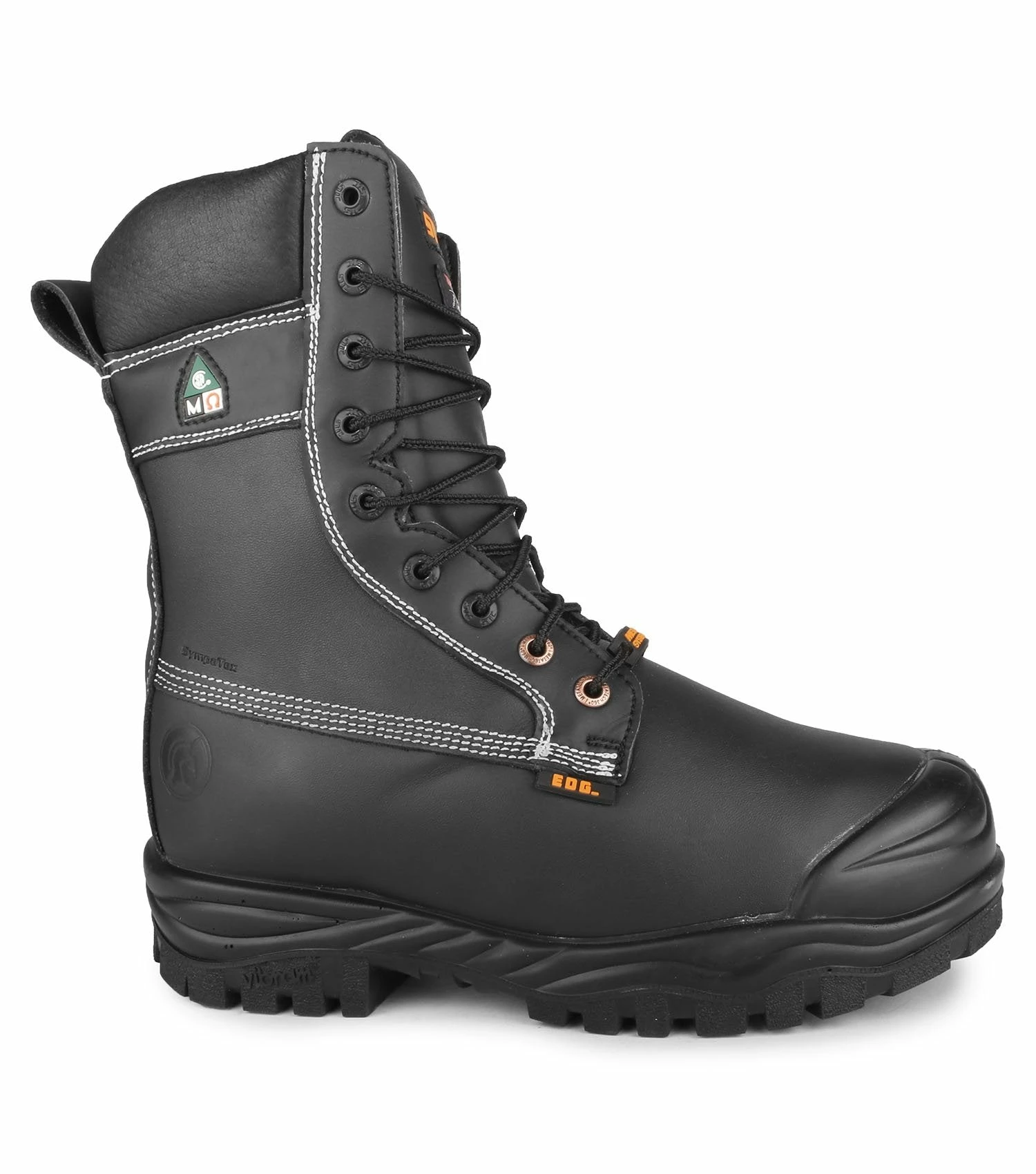 8 Inch Safety Boots STC Kimberlite 9" Internal Metguard Leather Safety Boot With Vibram® Fire & Ice Sole | Black | Sizes 6 - 14