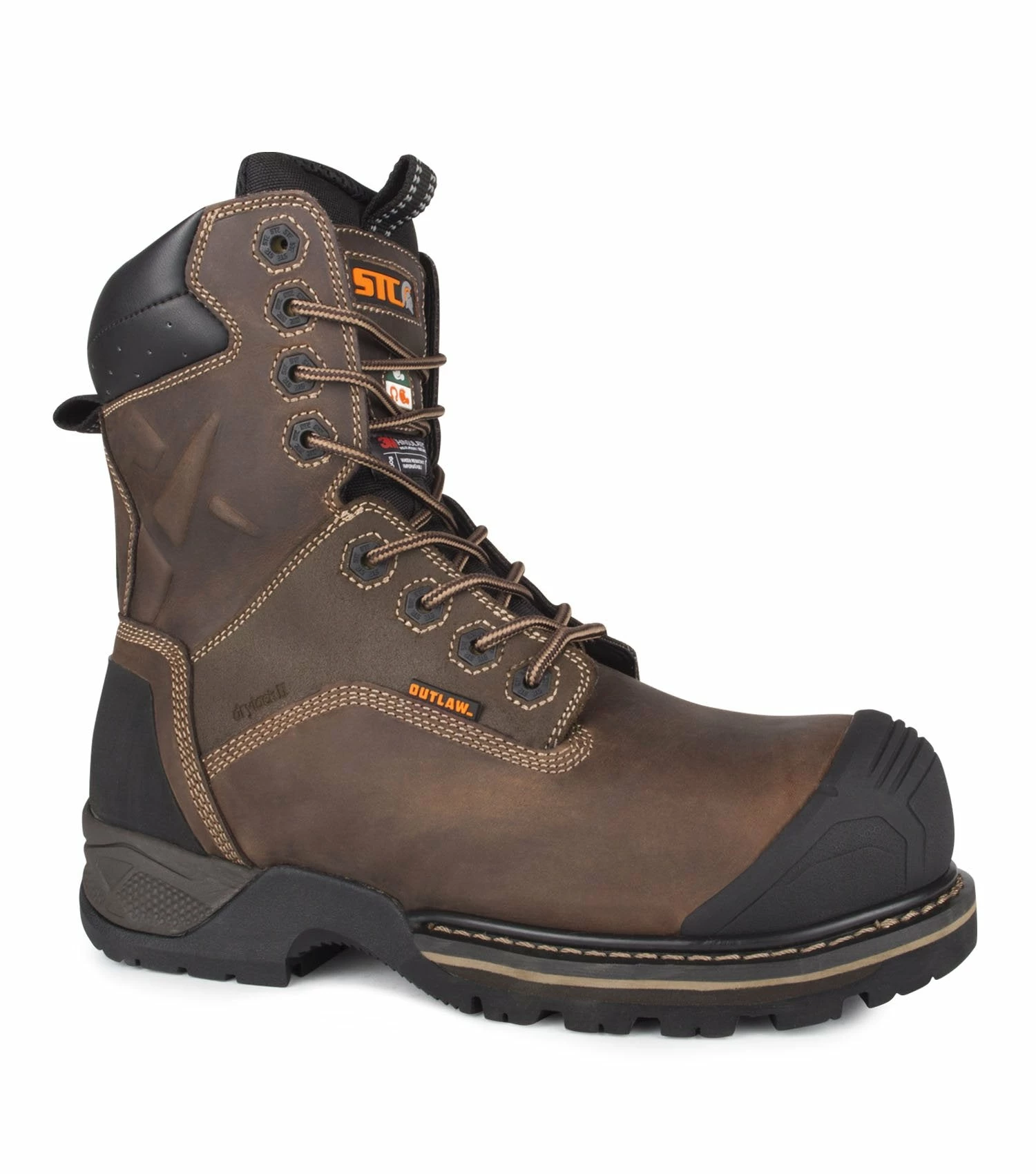 STC Rebel 8" Metal Free Work Boots | Sizes 7 - 14 8 Inch Safety Boots