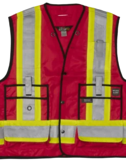 Tough Duck S313 High Visibility Surveyor Safety Vest | XS-5XL