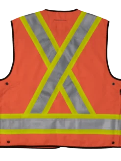 Tough Duck S313 High Visibility Surveyor Safety Vest | XS-5XL