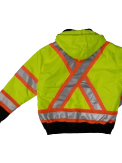 Tough Duck S413 Insulated 300D Poly Oxford 3-In-1 Safety Bomber | XS-5XL