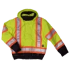 Tough Duck S413 Insulated 300D Poly Oxford 3-In-1 Safety Bomber | XS-5XL