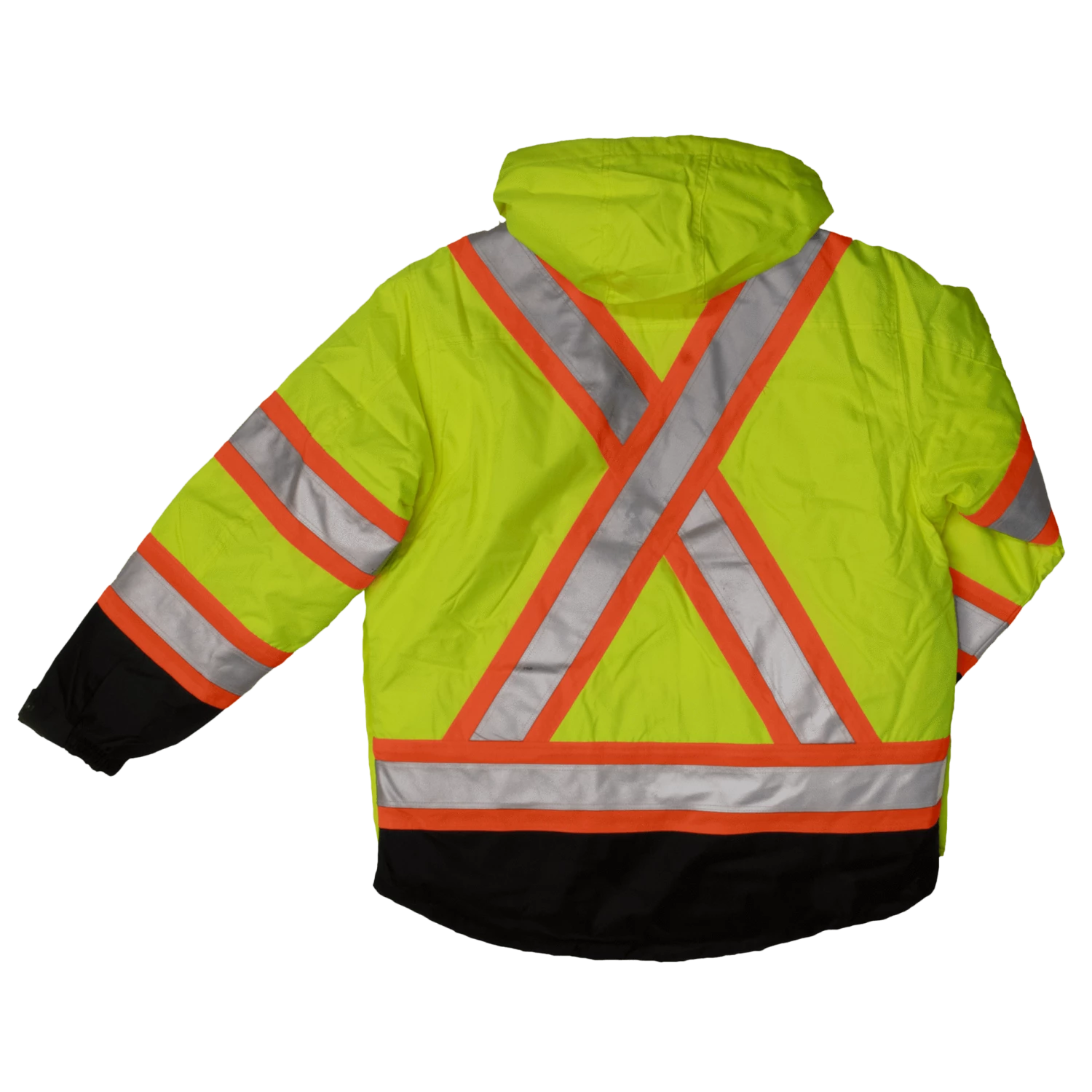 Work King S426 Insulated 300D 5-In-1 Safety Jacket | Yellow | Limited Size Selection Hi-Vis Work Wear