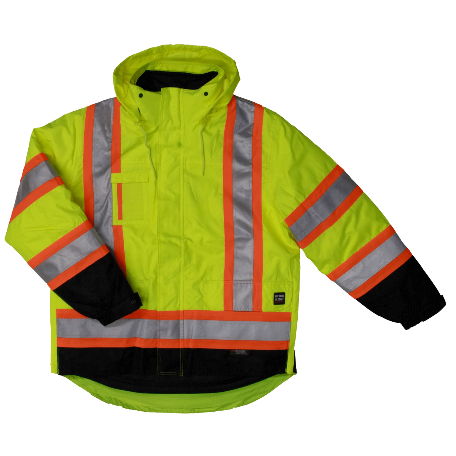 Tough Duck S426 Insulated 300D 5-In-1 Safety Jacket | XS-5XL
