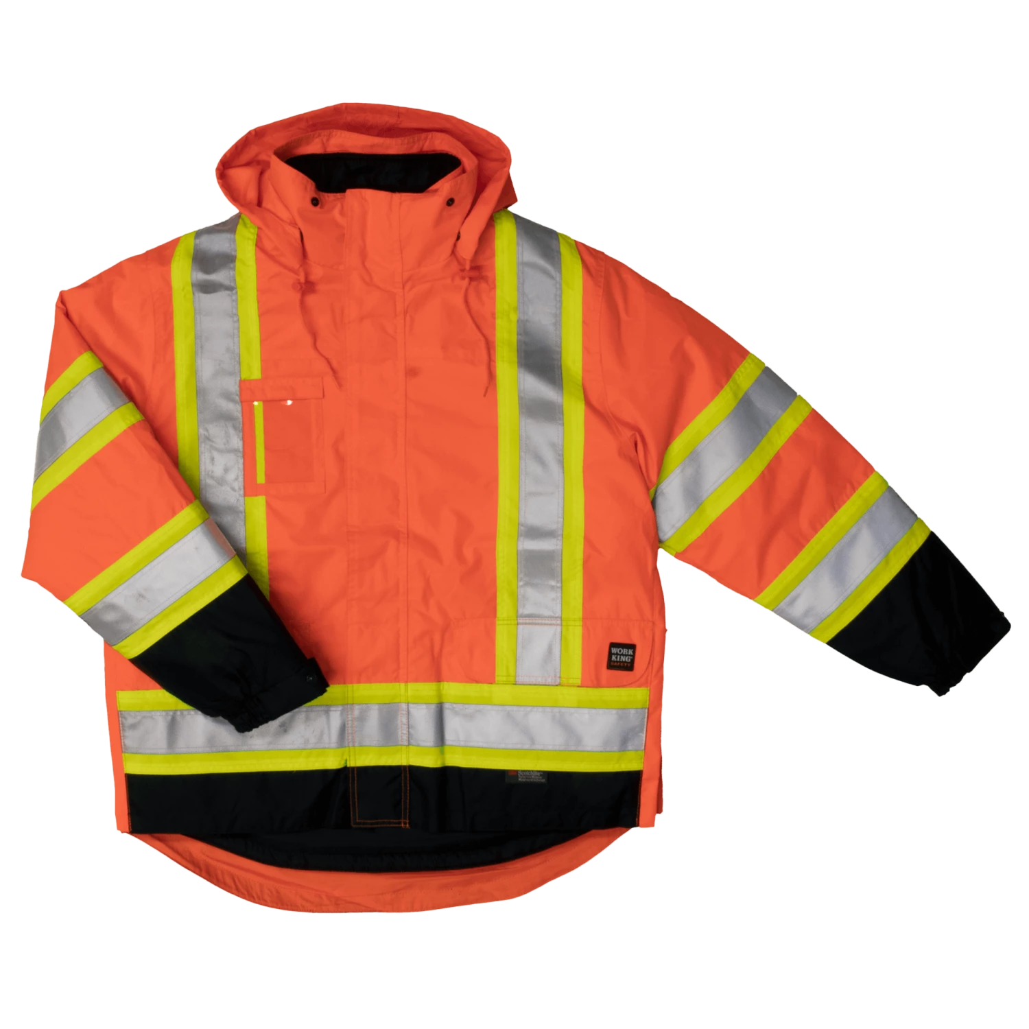 Tough Duck S426 Insulated 300D 5-In-1 Safety Jacket | XS-5XL