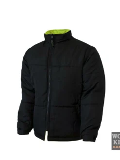 Work King S426 Insulated 300D 5-In-1 Safety Jacket | Yellow | Limited Size Selection Hi-Vis Work Wear