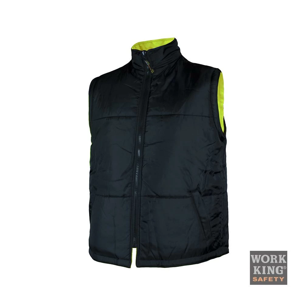 Work King S426 Insulated 300D 5-In-1 Safety Jacket | Yellow | Limited Size Selection Hi-Vis Work Wear