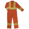 Hi-Vis Work Wear Tough Duck S792 Unlined Hi Vis Poly/Cotton Coveralls | XS-5XL