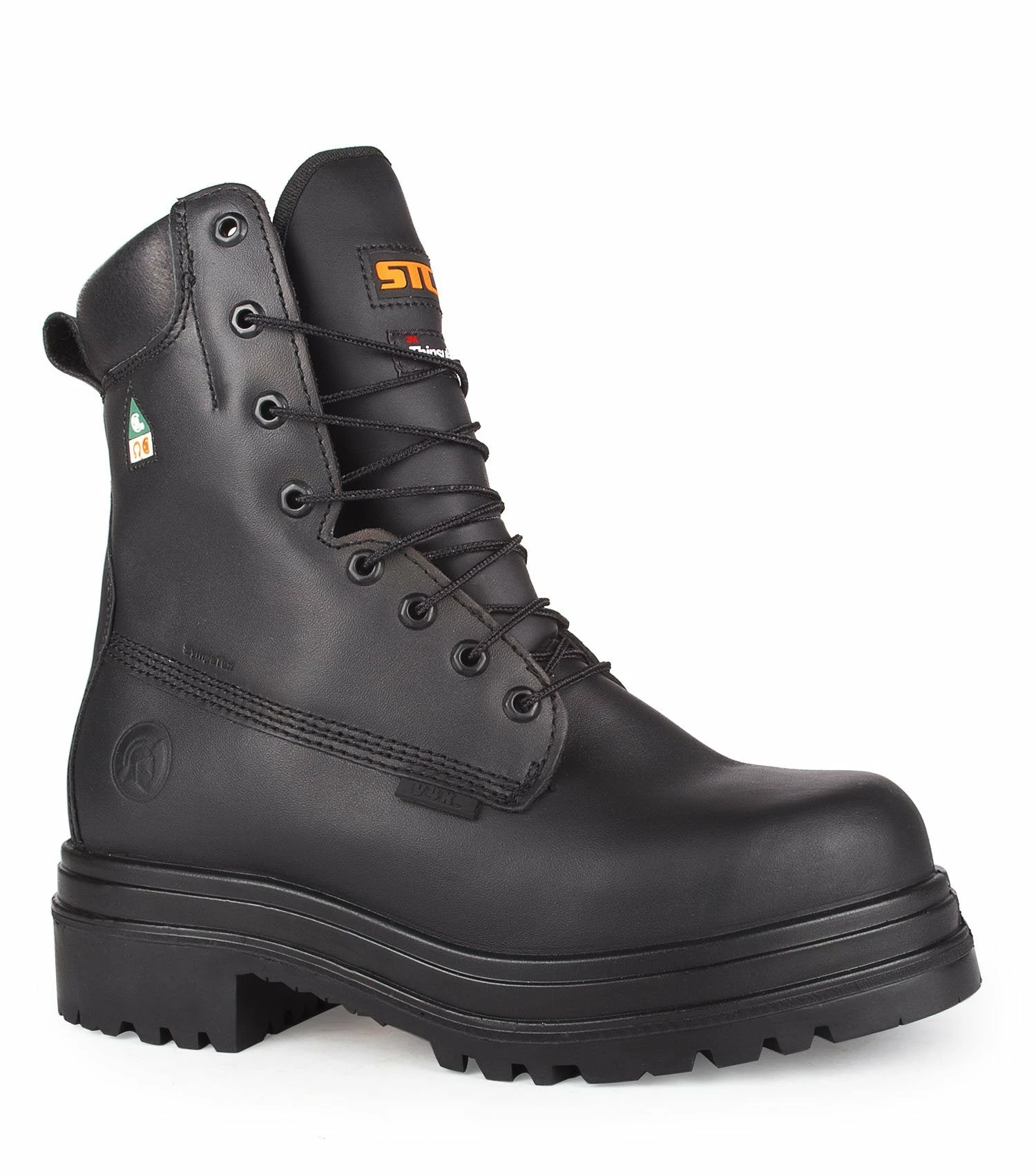 STC Alertz 8" Safety Boots W/ Removable Lace Zip Kit | Black | Sizes 6 - 14 8 Inch Safety Boots