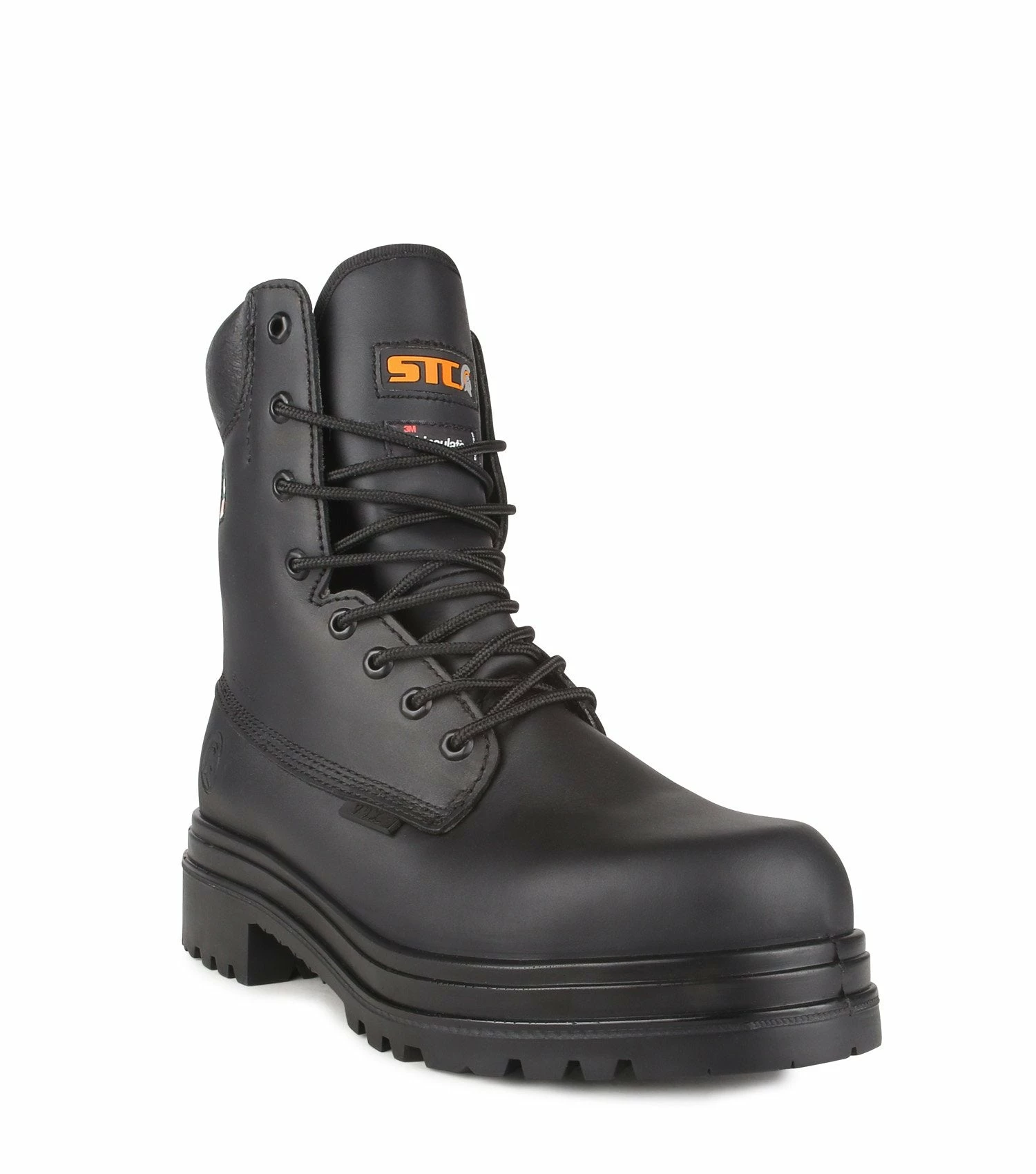 STC Alertz 8" Safety Boots W/ Removable Lace Zip Kit | Black | Sizes 6 - 14 8 Inch Safety Boots
