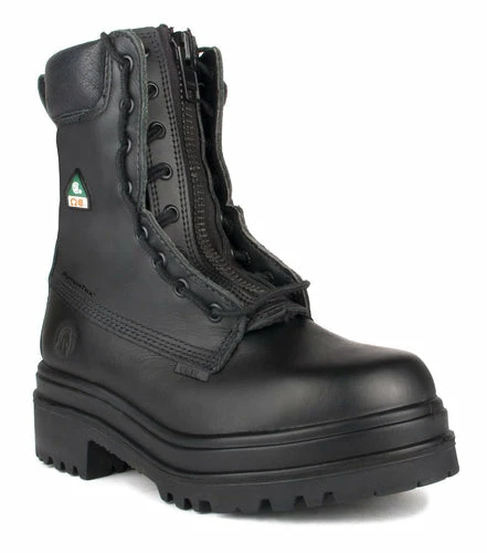 STC Alertz 8" Safety Boots W/ Removable Lace Zip Kit | Black | Sizes 6 - 14 8 Inch Safety Boots