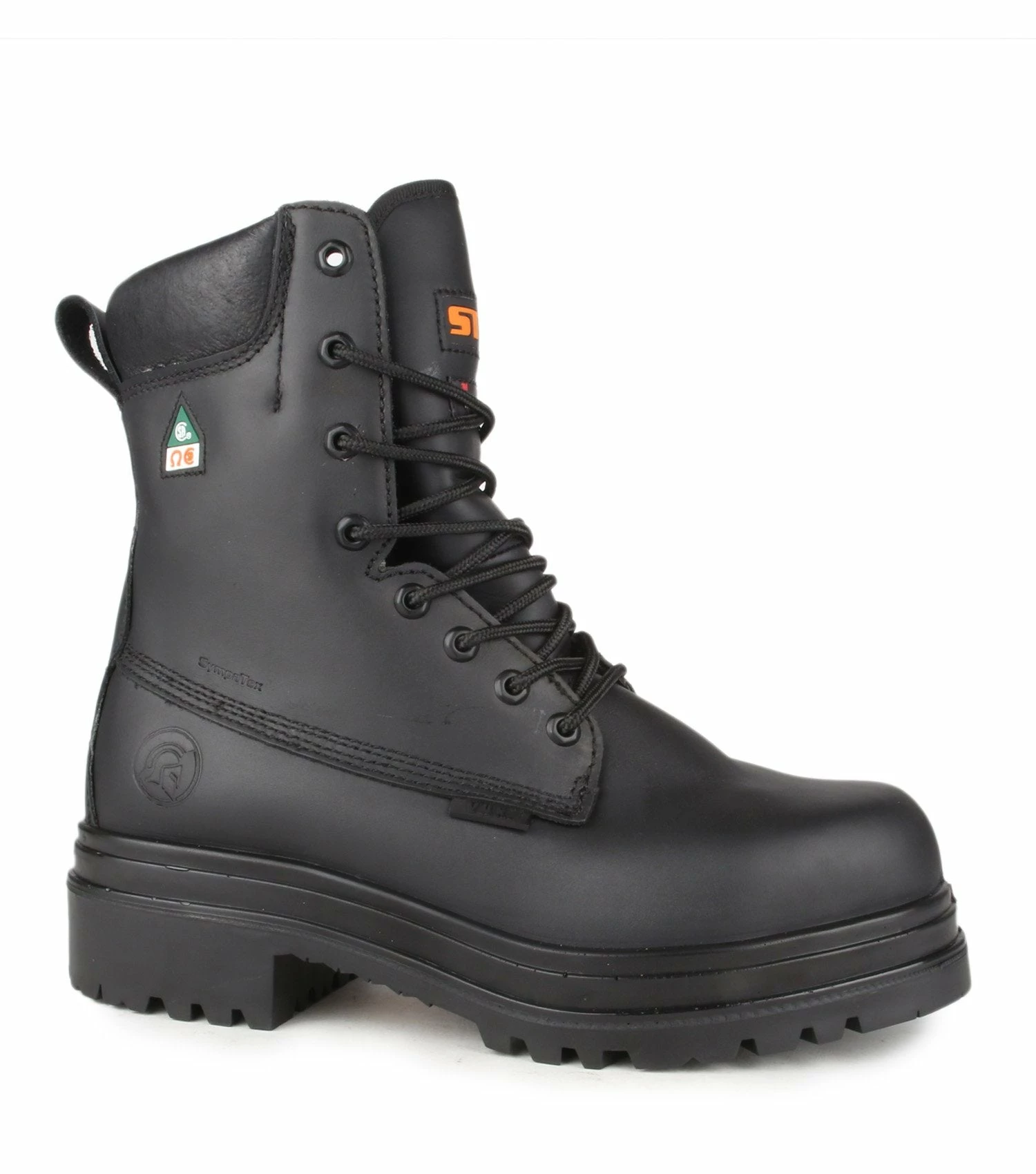STC Alertz 8" Safety Boots W/ Removable Lace Zip Kit | Black | Sizes 6 - 14 8 Inch Safety Boots
