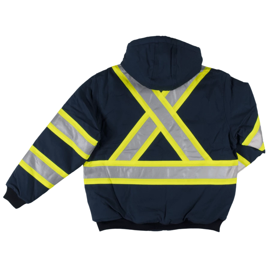 Tough Duck SJ25 Cotton Duck Winter Safety Bomber | XS-5XL