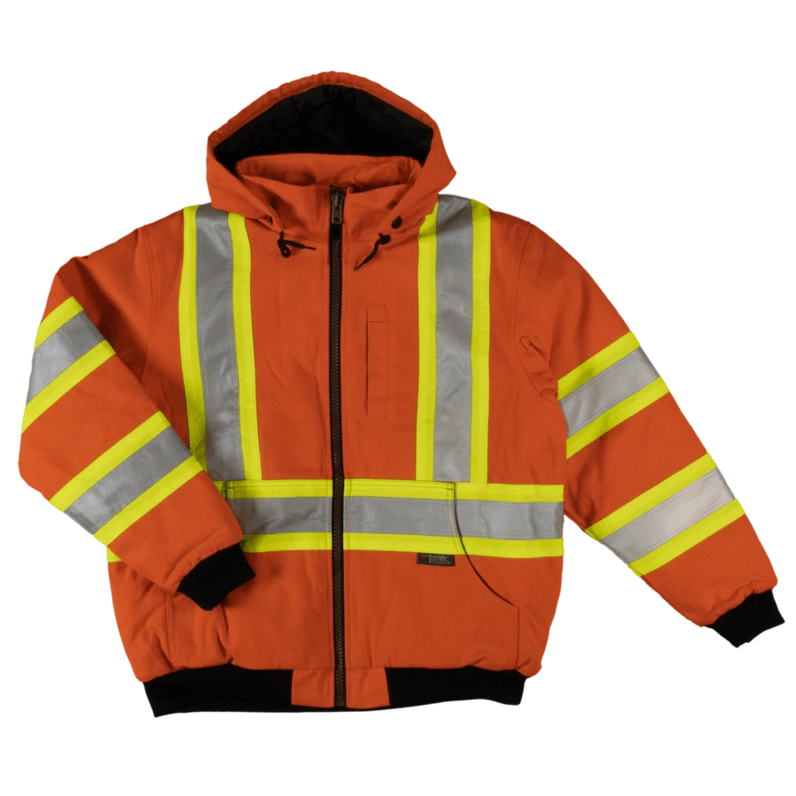Tough Duck SJ25 Cotton Duck Winter Safety Bomber | XS-5XL