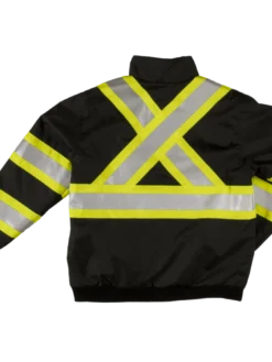 Tough Duck SJ26 Waterproof/Breathable Ripstop Sherpa Lined Safety Bomber | XS-5XL Hi-Vis Work Wear