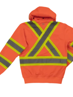 Hi-Vis Work Wear Tough Duck SJ42 Women's Safety Hoodie | XS-2XL