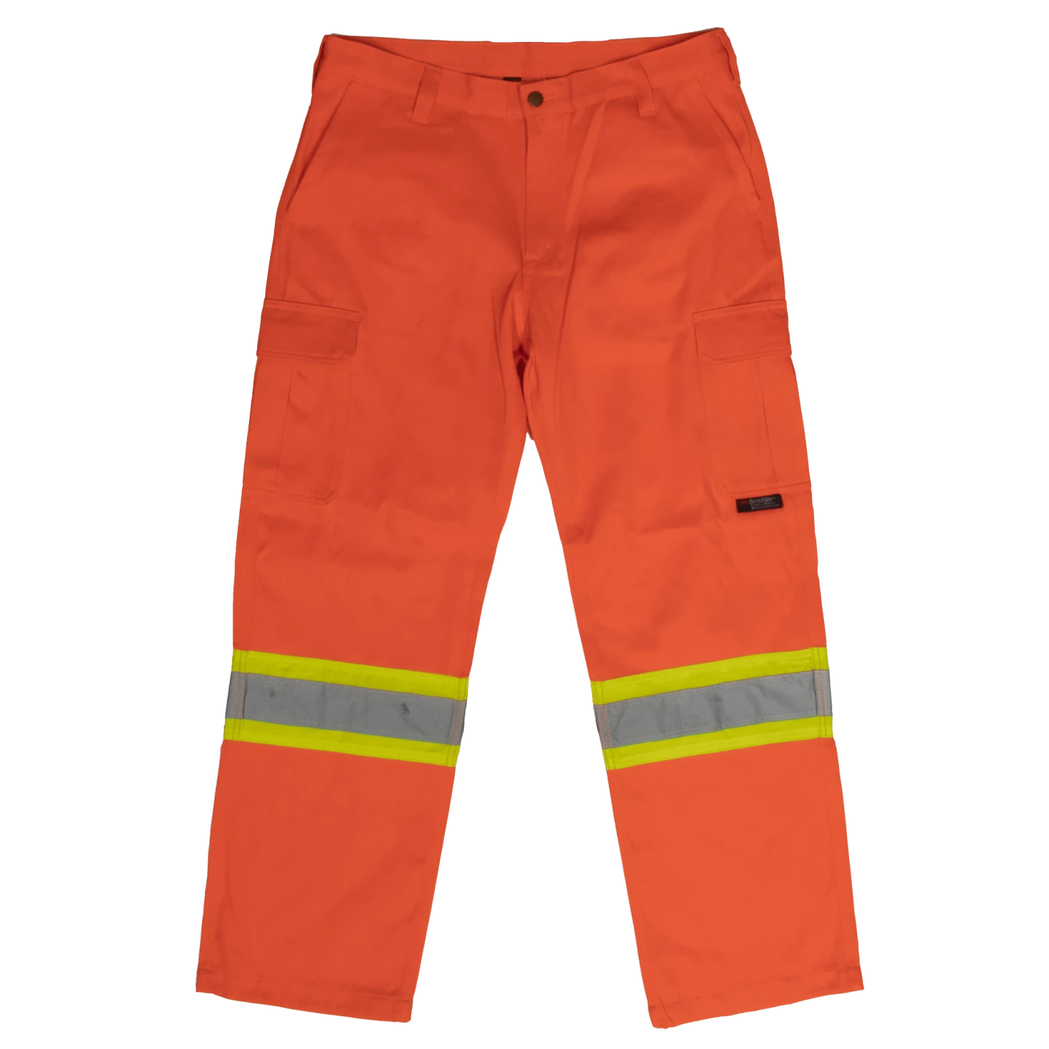 Tough Duck SP01 Heavy Duty Safety Cargo Work Pants | Orange | Hi-Vis Work Wear