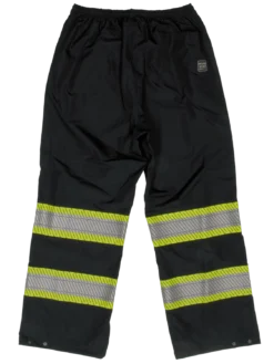 Tough Duck SP02 Breathable Ripstop Packable Safety Rain Pants | XS - 5XL Hi-Vis Work Wear