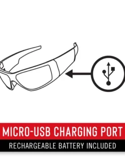 Coast Products Coast® SPG400 Rechargeable Inspection Beam Safety Glasses Lighting