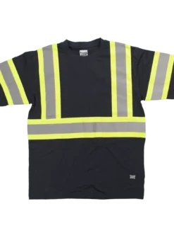 Tough Duck ST11 Premium 100% Cotton Safety T-Shirt With Armbands | XS-5XL Hi-Vis Work Wear