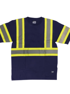 Tough Duck ST11 Premium 100% Cotton Safety T-Shirt With Armbands | XS-5XL Hi-Vis Work Wear