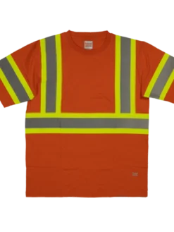 Tough Duck ST11 Premium 100% Cotton Safety T-Shirt With Armbands | XS-5XL Hi-Vis Work Wear