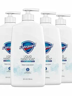 Safeguard® Liquid Hand Soap - 739 Ml Pump Bottle - Case Of 4
