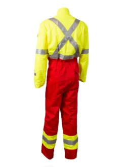 Flame Resistant Work Wear Wenaas Offshore Daletec FR Coverall | Red/Yellow | Sizes S - 4XL