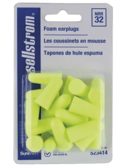 Sellstrom Premium Disposable Bullet Ear Plugs - 10 Pairs
