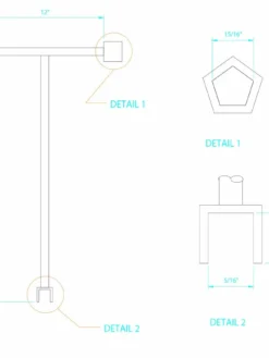 WD Industrial Country Style Service Box Key