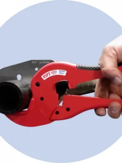 Pipe Tools Reed RSP2 One-Handed Pointed Blade Ratchet Shears - 2